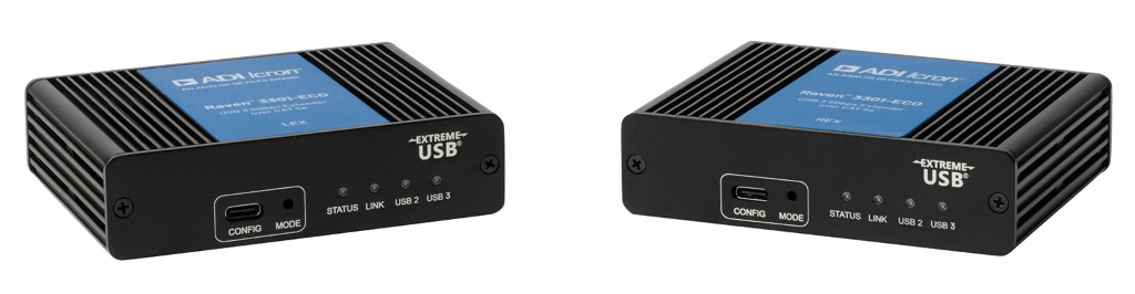 Icron CAT System USB3.2/USB2.0/USB1.1 1 Port 100m Raven 3301-ECO
